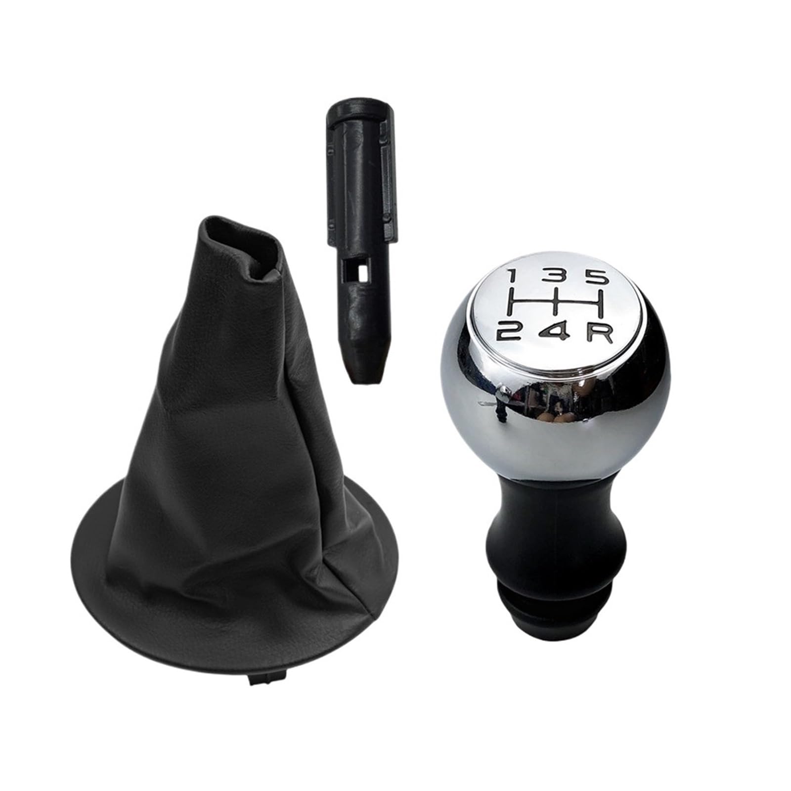 Valtorencia Gear Shift Knob Cover,Fit for Citroen, Berlingo/Peugeot Partner 2008-2018 Gaiter Boot Shift knob Handle(B0362K0029K0068)