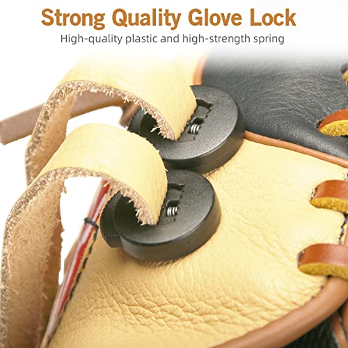 Aliball Baseball Glove Lacing Needle, 2 Glove Leather Lacing Needle With 2 Glove Locks, Easier To Use Than The Old Hook And Loop Handle, Curved Needles Tool Makes Quick Repair Gloves #TOP3