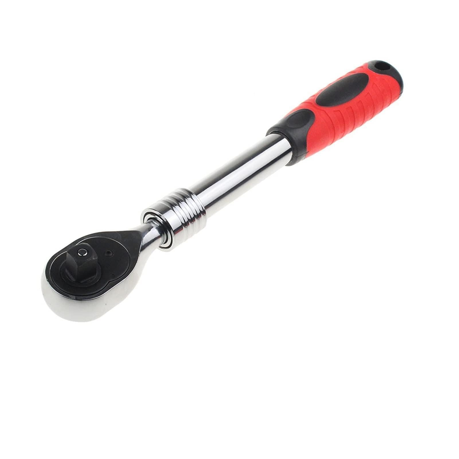MMHHHG Torque Adapter, 72 Teeth Torque Ratchet Wrench 1/2" 3/8" 1/4" Telescopic Socket Wrench for Auto Car Repair Tool(12.5mm)