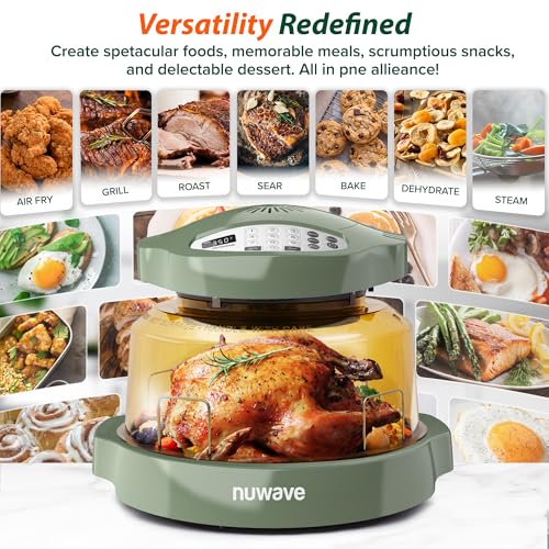 Nuwave Pro Plus 2 Infra-Red Oven, Countertop, Convection, Cook Fresh or Frozen, No Defrosting or Preheating, Cook Healthy, 360 Surround Heat, Adjustable Temps, 100 Presets, 50 Memory, Tough Power Dome - Image 4