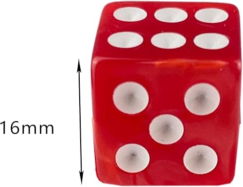 Miniatura 3 de 10 dados de 6 caras para juegos de fiesta, suministros de fiesta, dados de 0.630 in, juguetes de entretenimiento, dados D6 para bar, KTV, juegos de