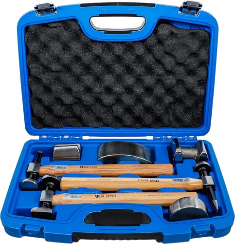 BGS 1672 | Juego de tases y martillos | 7 piezas