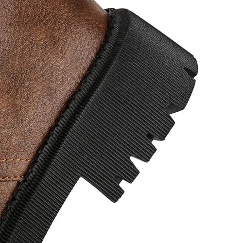 DINTAHA Lace Up Thigh High Boots Low Heel Over The Knee Platform Boots Long Knee High Boots3