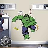 RoomMates RMK3242GM Classic Hulk Comic Peel and Stick Giant Wall Decals