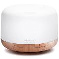 ASAKUKI 500ml Premium, Essential Oil Diffuser, 5 in 1 Ultrasonic Aromatherapy Fragrant Oil Humidifier Vaporizer, Timer a