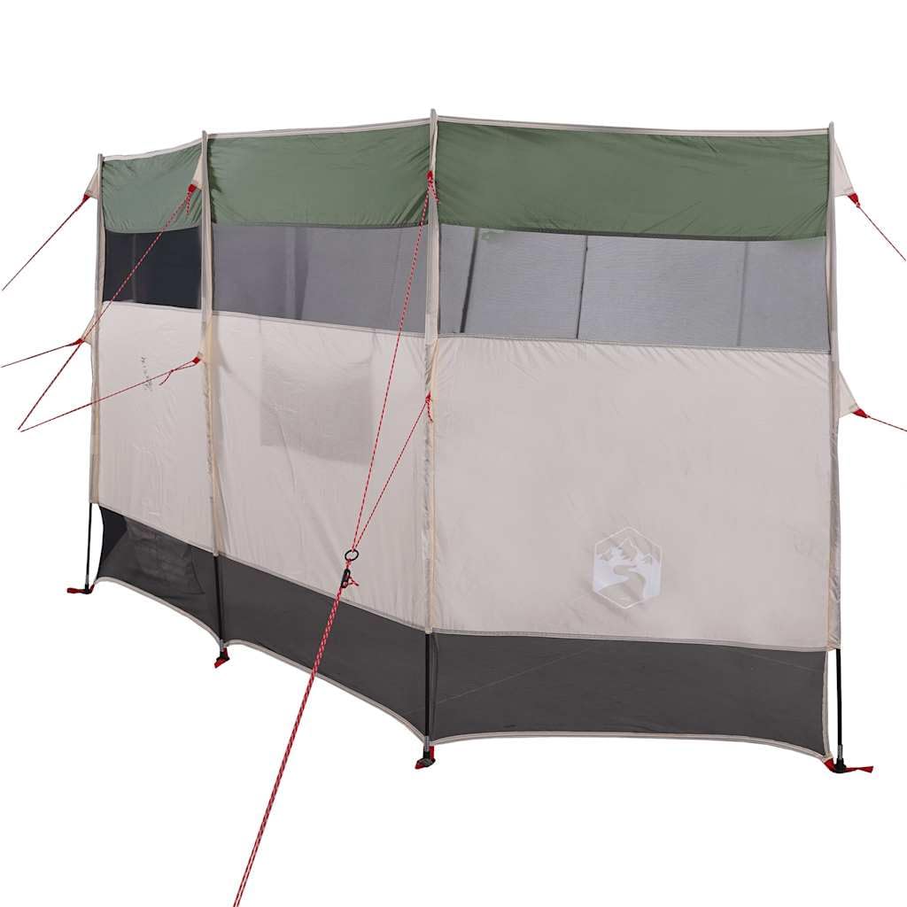 Protección contra el viento para camping, gris y naranja, 510 veces, impermeable, estable, plegable, con piquetas de metal y cuerdas tensoras, para playa, exterior, senderismo, vivac, tienda