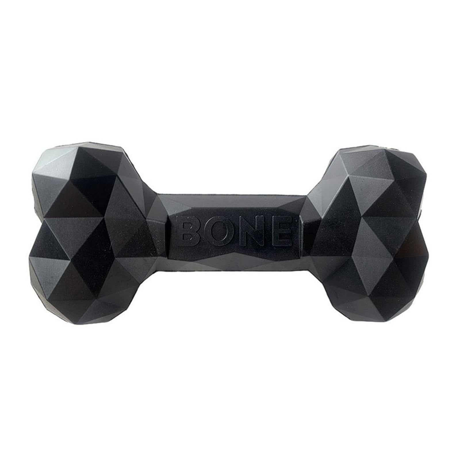 SAVOSWEET Dog Toys Chew Bone, Teething Bone Dog Toy, Black Rubber Bone Dog Chew Toy for Large Dogs Within 60 Kg, Dog Toy Teeth Cleaning - Image 2