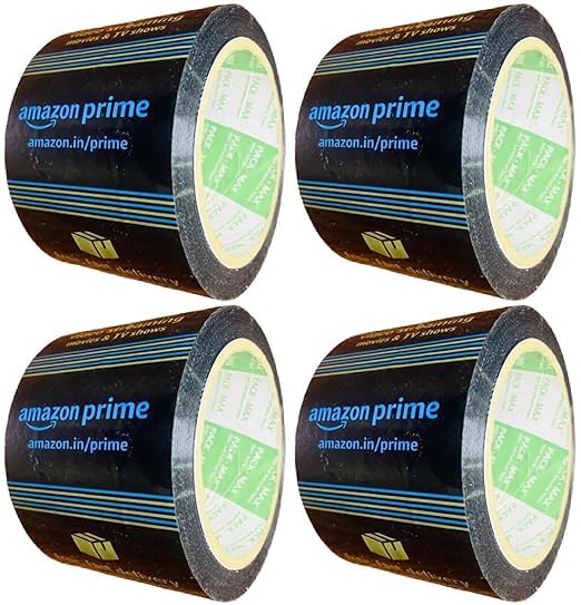 Amazon Printed Packaging Tape, 100 Meters Long, 40 Micron Thick, Pack of 4, Multipurpose Use (B0D5M9TLMJ) Amazon Price History, Amazon Price Tracker