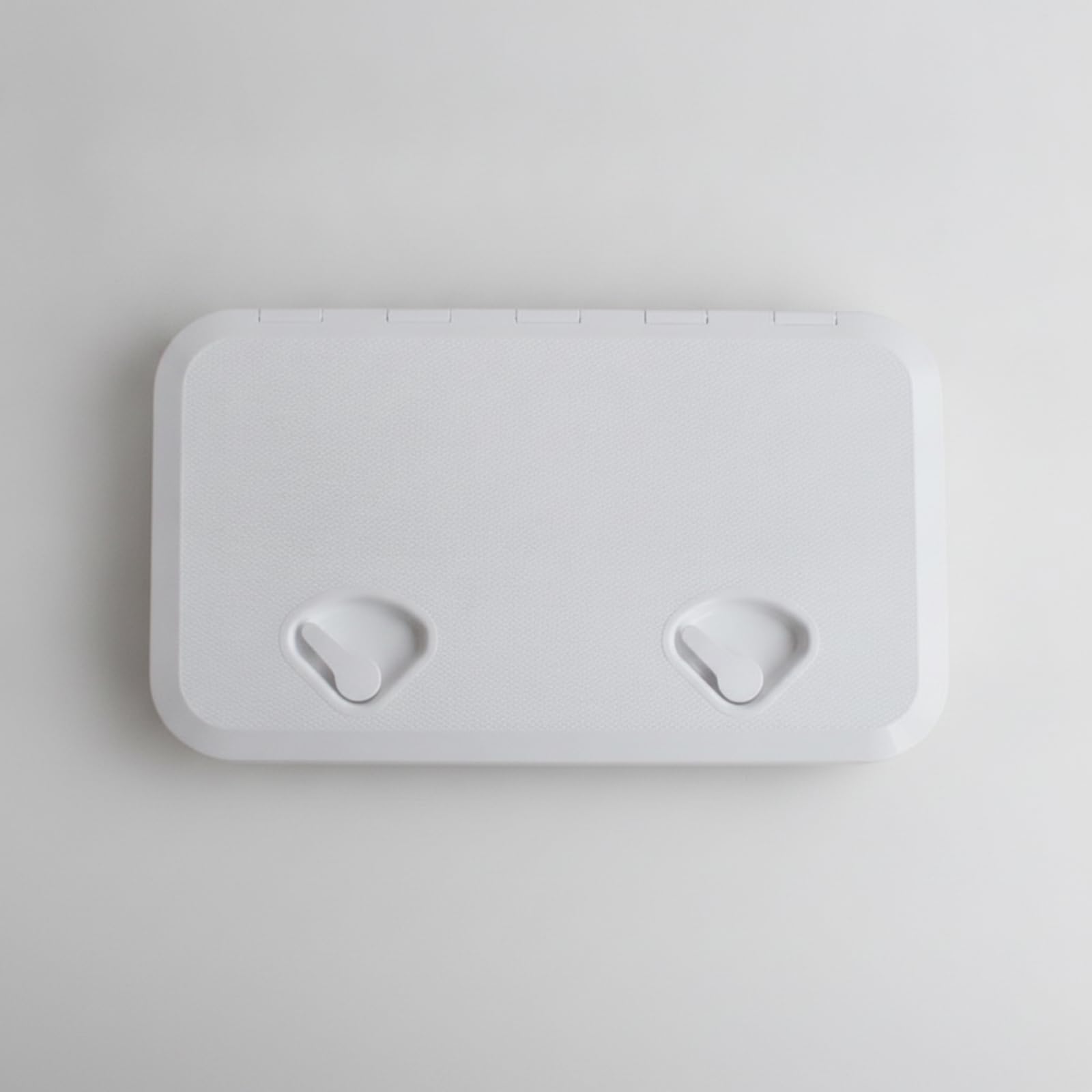 Sportello di Accesso Barca Portello Coperta Tappo Ispezione Scomparto con Maniglie Incassate Superficie Antiscivolo in FRP Rinforzato Resistente, Bianco, 353 606