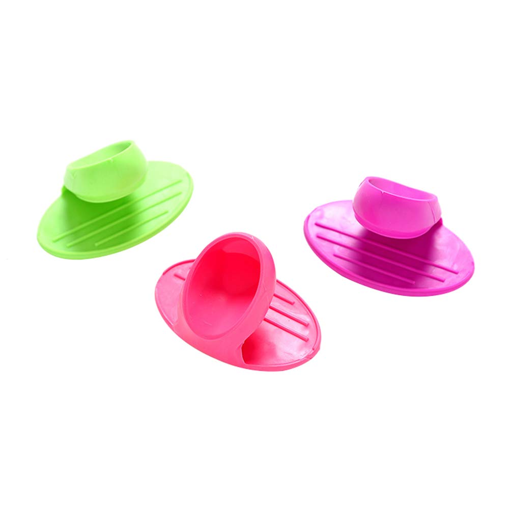 SHERCHPRY 3pcs Small Cooking Pinch Grips Mini Silicone Oven Mitts Cooking Pinch Mitts Silicone Pot Holders for Kitchen Microwave Oven