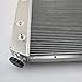 Cubauto 4 Row Radiator for 1981-1991 Chevy Truck K10 K20 K30 C10 C20 C30 C1500 C2500 C3500 Blazer/1973-91 Gmc C1500/C2500 Suburban Jimmy All Aluminum Chevy Radiator