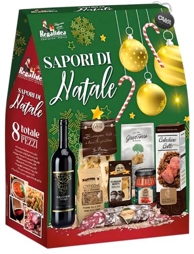 Sapori di Natale 2024 Strenna con 8 Pezzi: Cotechino, Tarallini,