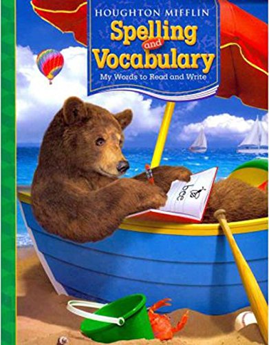 Spelling And Vocabulary My Words To Read And Write 1