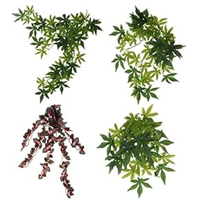 Amuzocity 5 x opvouwbare reptielen Vine Jungle Climber Vines kunstdecoratie