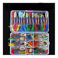 Amazon.co.jp: スプーンルアーセットのスピナーベイト2〜7グラム