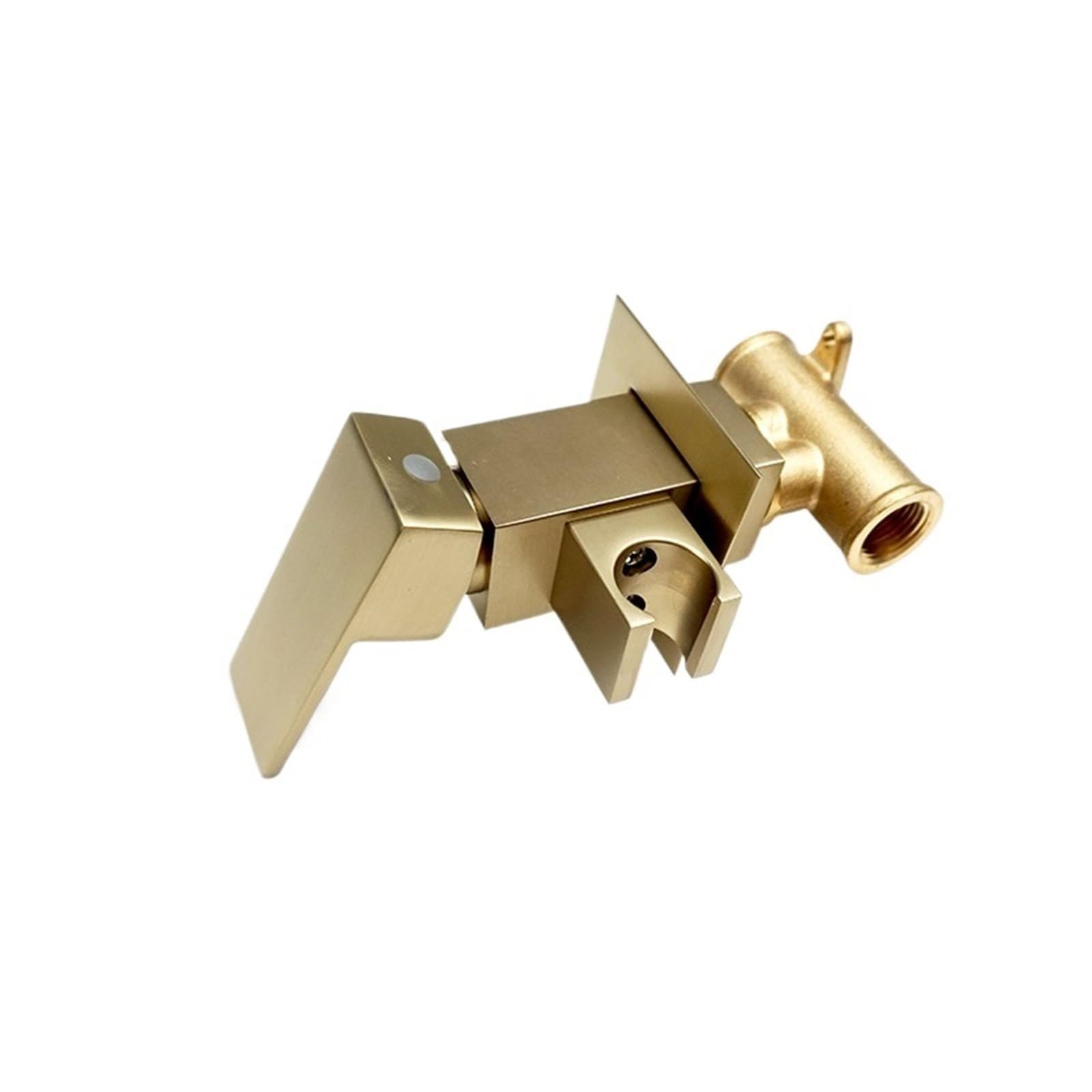 ZYCHSJXA Black Gold Hot and Cold Mixer Bidet Spray Handheld Bathroom Toilet Shower Shattaf Portable Sprayer Jet with Tap Faucet(Body only Gold)