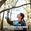 Seesii Mini Chainsaw, 6-inch Mini Chainsaw Cordless, Handheld Electric Power Chain Saw with 2 Batteries, for Tree Trimming Wood Cutting, Best Gifts for Father, Dad, Husband, Men #1