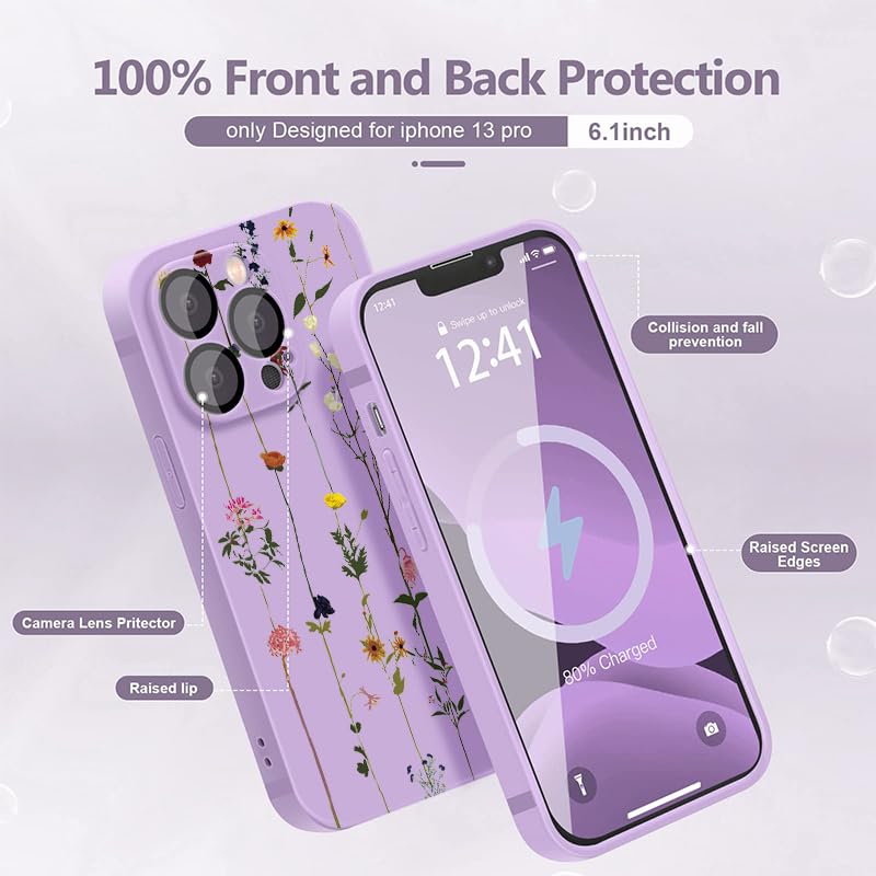 WOKEZ Blomma Telefonfodral för Honor X7a - Ultratunn Silikon Skydd