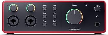 Amazon.com: Focusrite Scarlett 4i4 4th Gen USB Interface with
