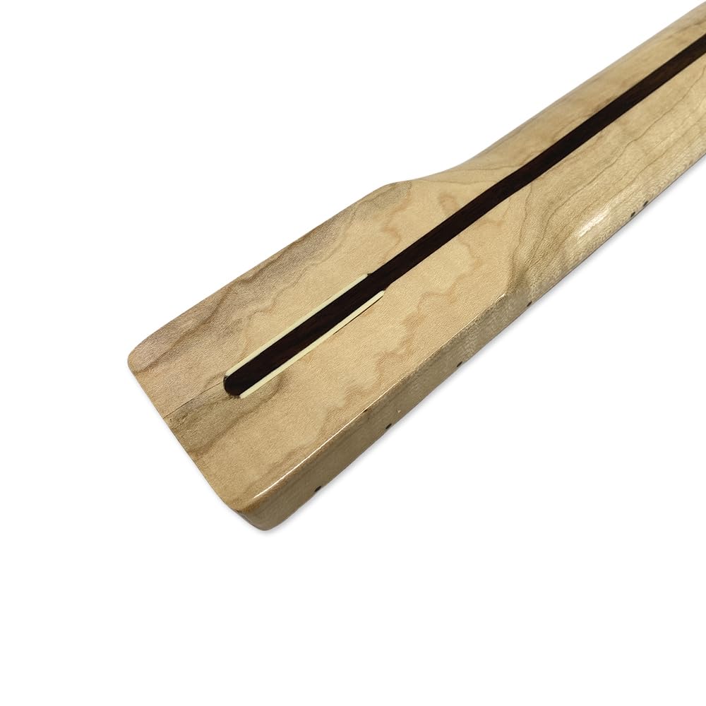 Gryf gitary elektrycznej Tiger Striped 21 Fret 25,5 cala Żółta farba zastępcza