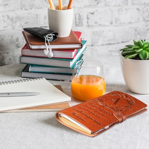 Thank-You-Gifts-Monogrammed-Initial-Leather-Journal-Make-a-Difference-Notebook-Inspirational-Gifts-Appreciation-Gifts-Employee-Boss-Pastor-Volunteer-Nurse-Doctors-Teacher-Coworkers-for-Women
