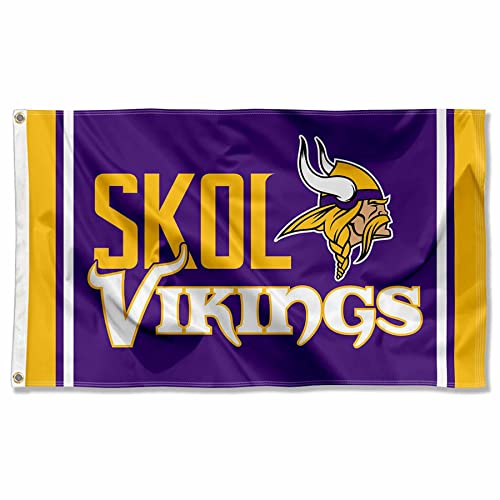 Minnesota Vikings Skol 3x5 Outdoor Pole Flag