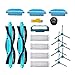 Laimaiou Kit di accessori per Cecotec Conga 3390 3790 3590 3490 3690 3290 Parti di ricambio per aspirapolvere robot 17 confezioni con spazzola principale, filtro e spazzola laterale
