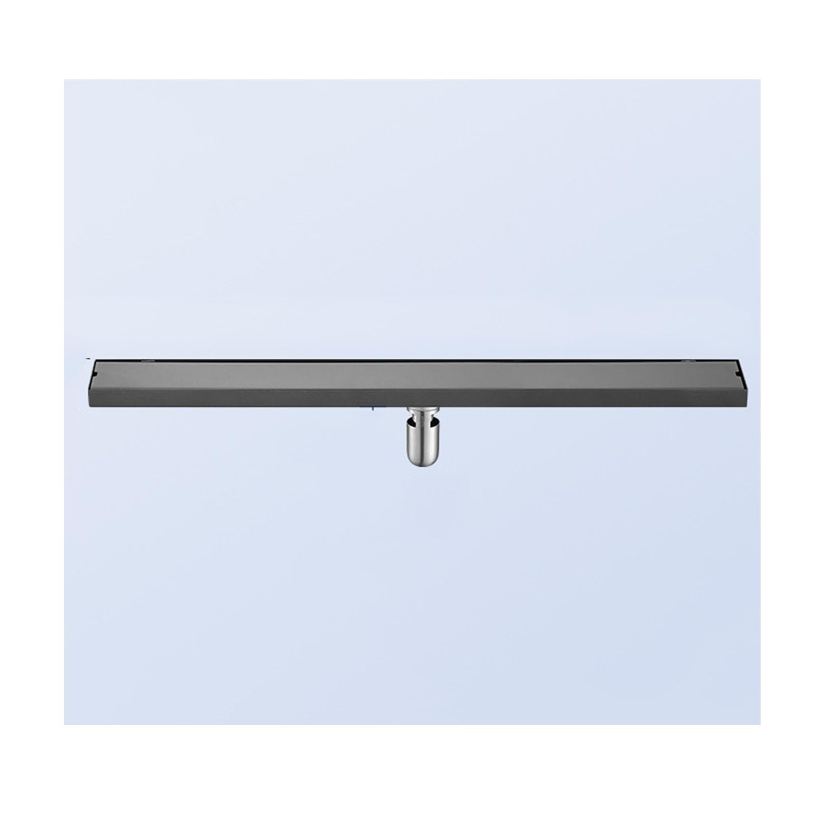 Scarico per doccia lineare con filtro per capelli, scarico a pavimento in acciaio inox, 2 in 1, copertura per piastrelle, scarico centrale, 8 x 90 cm, soluzione moderna di drenaggio lineare per bagni