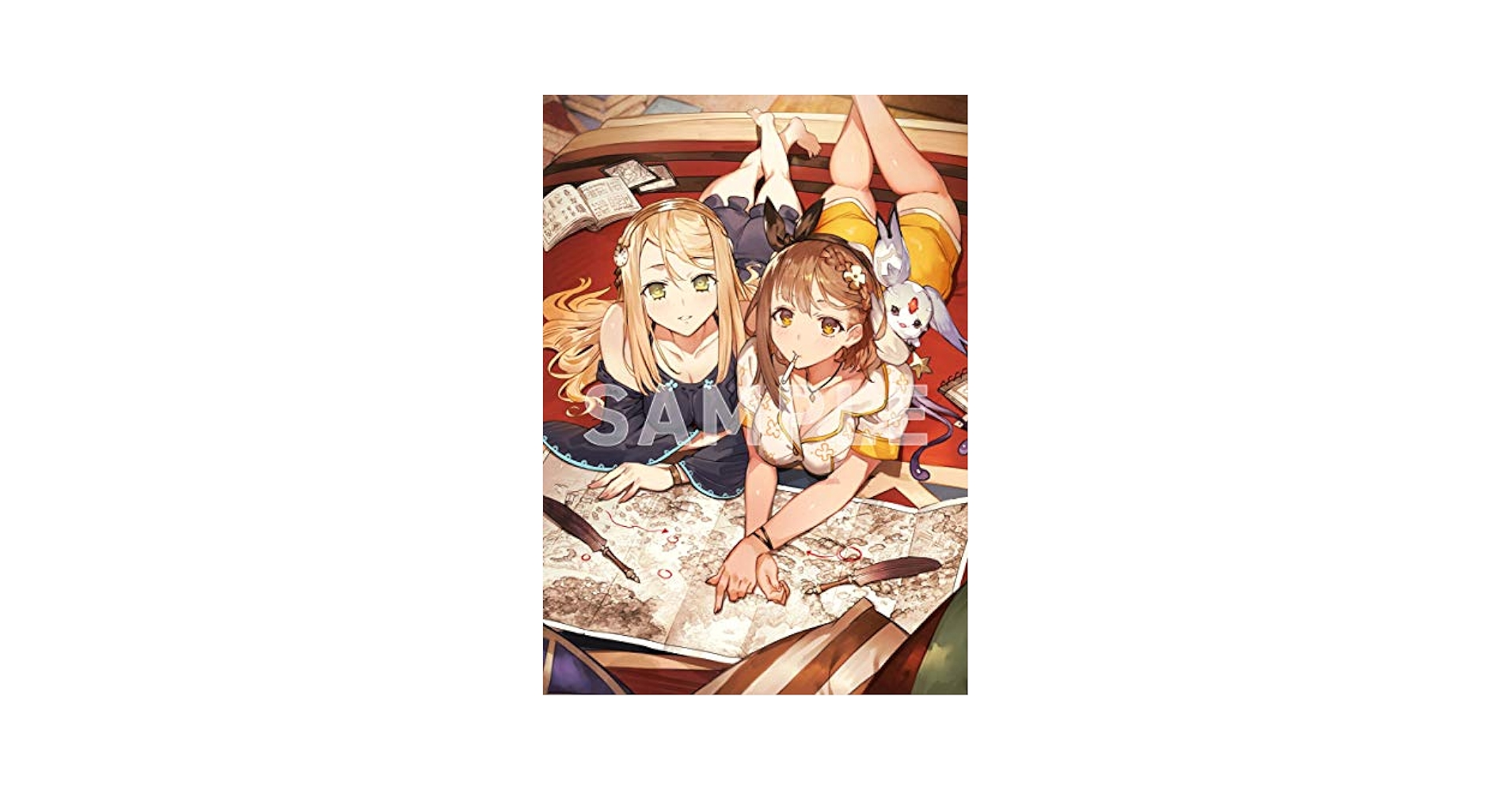 ライザのアトリエ　ガストショップ限定　タペストリー Amazon.co.jp: ライザのアトリエ B2タペストリー2022冬 type