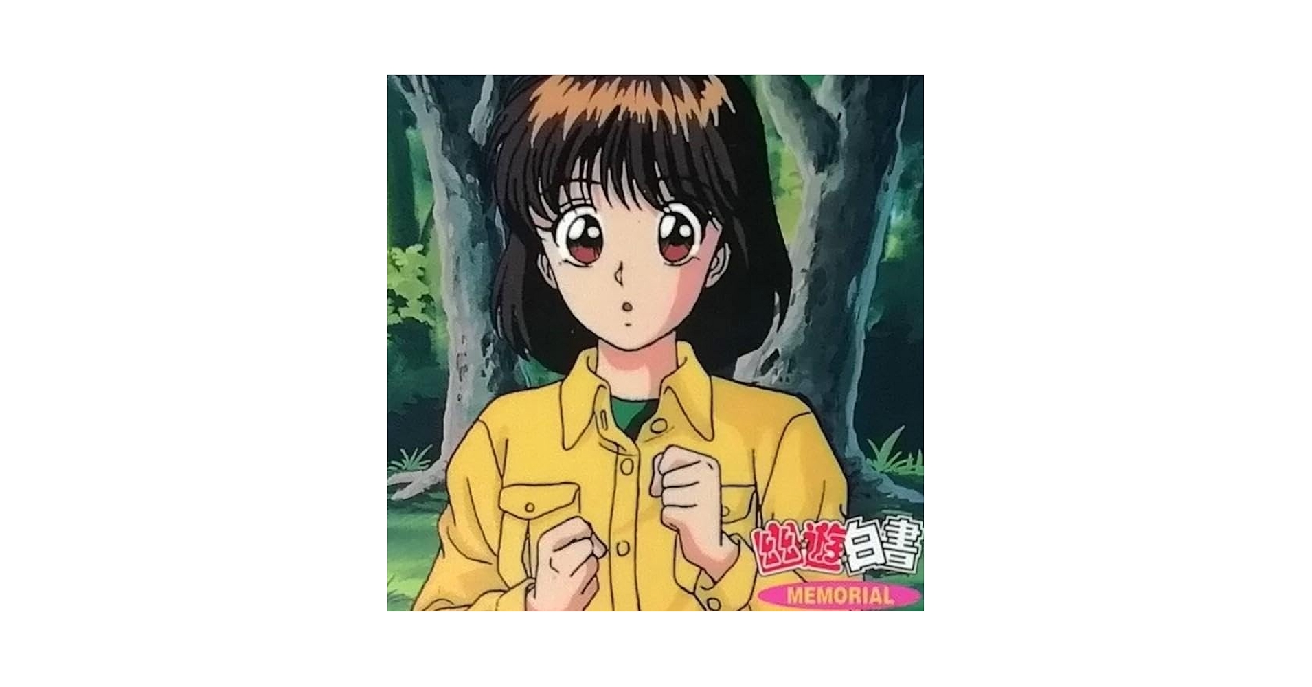 【幽☆遊☆白書】雪村螢子 Ani-Art 缶バッジ グッズ-バッチ】幽☆遊☆白書 キラキラメモリー トレーディング缶