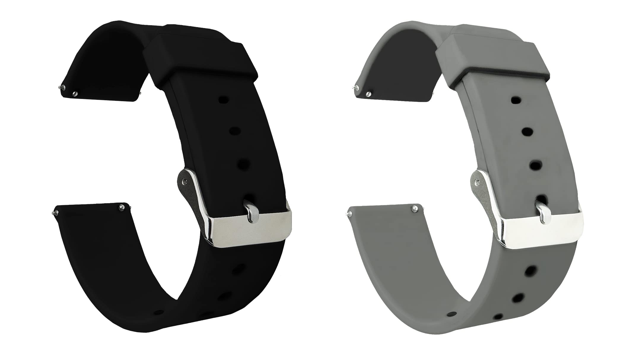 ACM Combo Pack Watch Strap Silicone Belt compatible with Boat Watch Xtend Pro Only Smartwatch Casual Classic Band