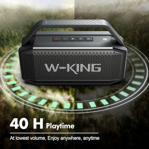 Ripley - PARLANTE W-KING BLUETOOTH X20 POTENCIA 200W RESISTENTE AL AGUA Ip67 Hasta 30 Horas Reproduccion Negro Pmp20000723873