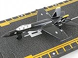 (ホット ウイングス) Hot Wings F-18 Black & Yellow 滑走路付 飛行機 ダイキャスト