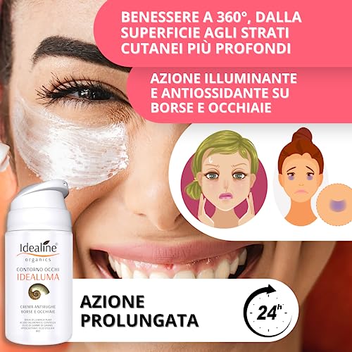 Bio Crema Contorno Occhi Bava di Lumaca 100% Pura