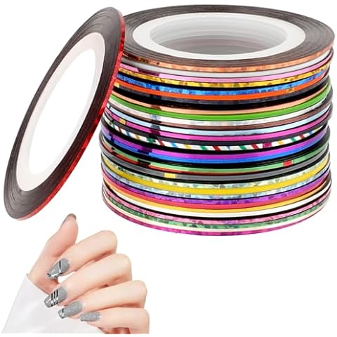 32 Colours Self-Adhesive Nail Striping Tape Cover