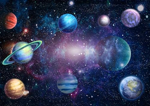 Fondo fotografía Algasan espacio exterior galaxia 59.1x35.4" miniatura 1