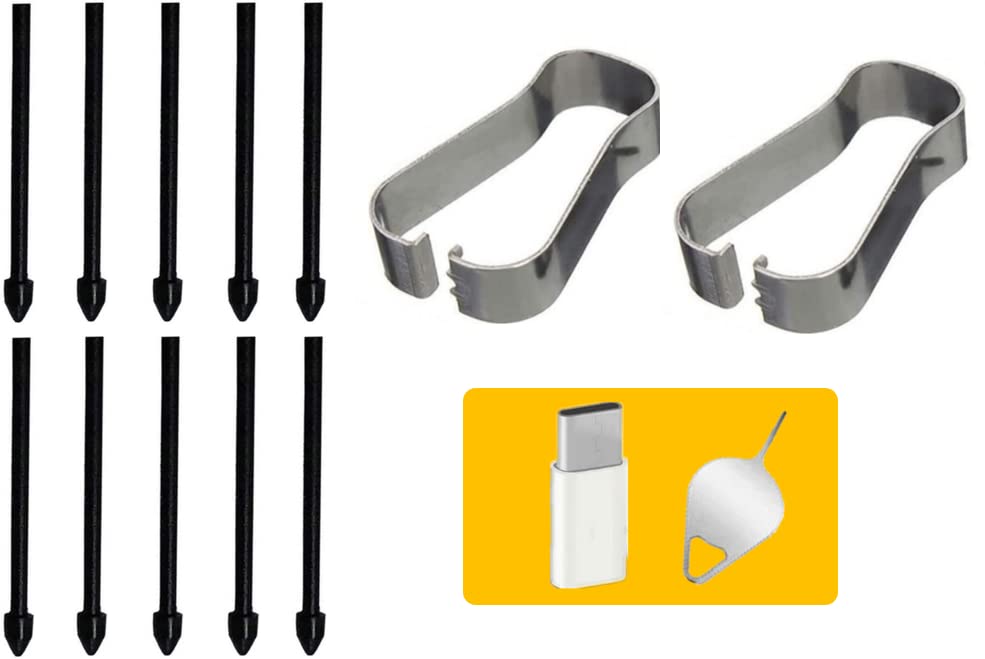 2X 5Pcs Galaxy S22 Ulta/S23 Ultra Pen Tips/Nibs Replacement for Samsung Galaxy S22 Ulta/S23 Ultra Pen S Pen(Black)