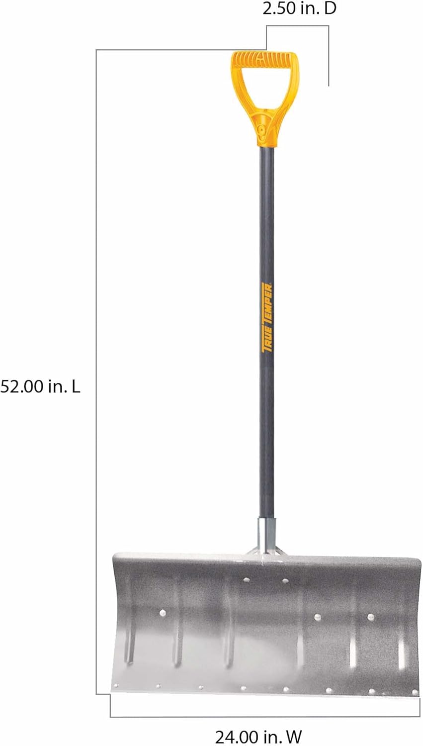 True Temper 1640000 Aluminum Show Pusher with D-Grip Hardwood Handle
