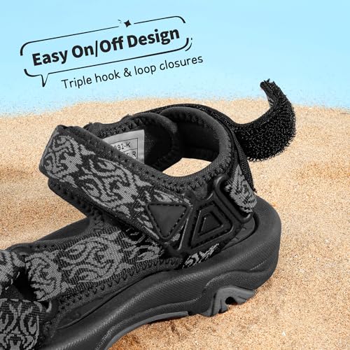 DREAM PAIRS Kids Adventurous Light-Weight Adjustable Straps Summer Sandals (Toddler/Little Kid/Big Kid)2