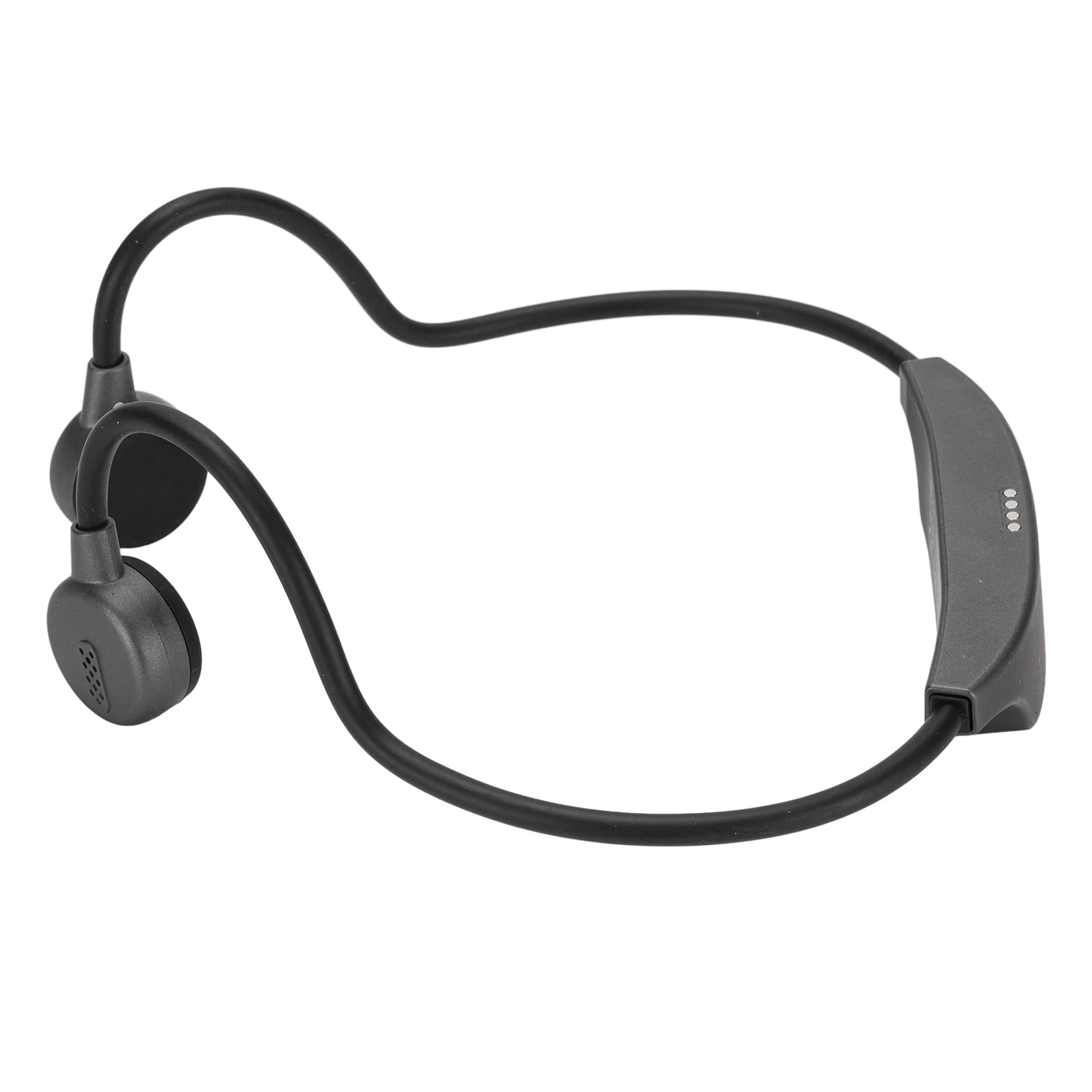 PUSOKEI Casque à Conduction Osseuse Bluetooth 5.3 Écouteurs sans Fil (Grey)