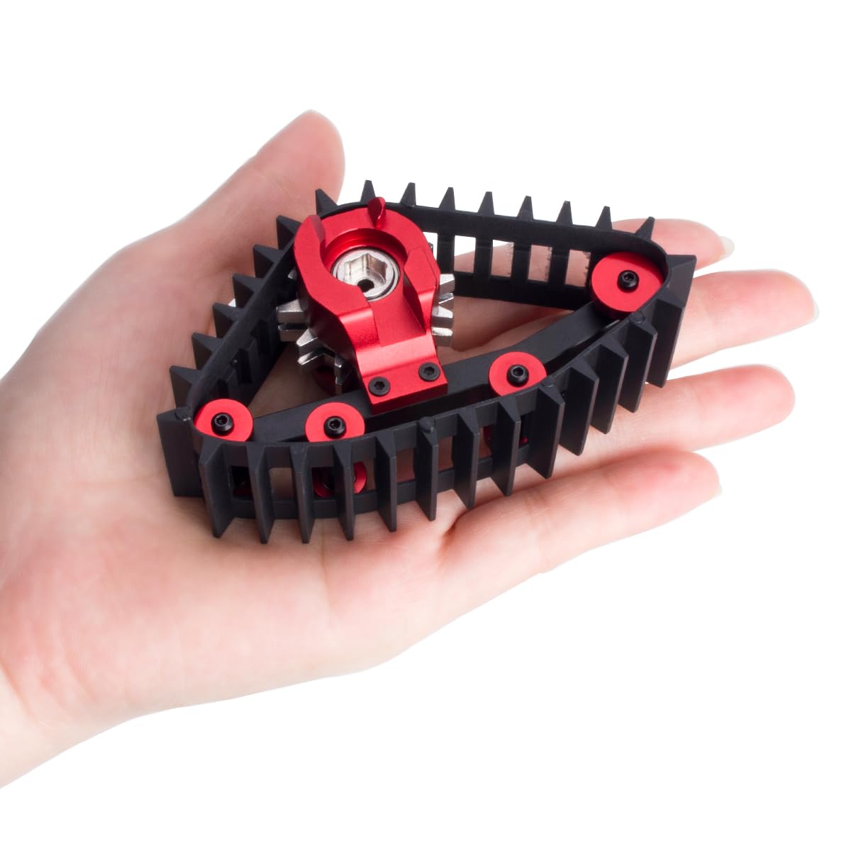 Pneumatici da neve TRX4M per auto RC per Traxxas 1/18 TRX4M auto RC 4 pezzi Pneumatici da neve per crawler Pneumatici da neve per Traxxas 1/18 TRX4M auto RC Parti di aggiornamento (Rosso)