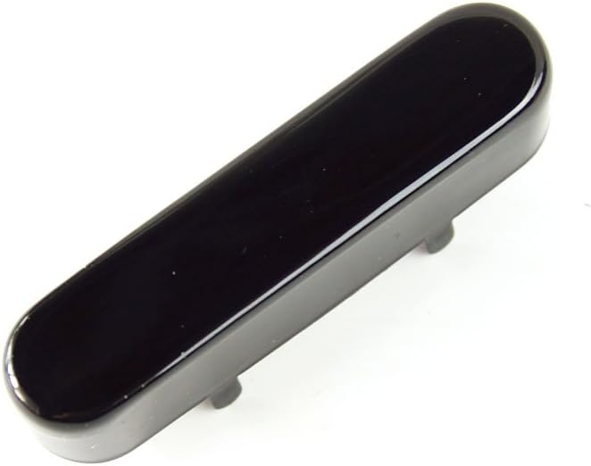 Standard Size Tele Style Metal Neck pickup cover,Premium Gloss Black image 2