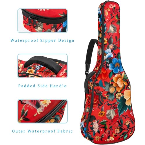 Housse universelle pour guitare acoustique multicolore