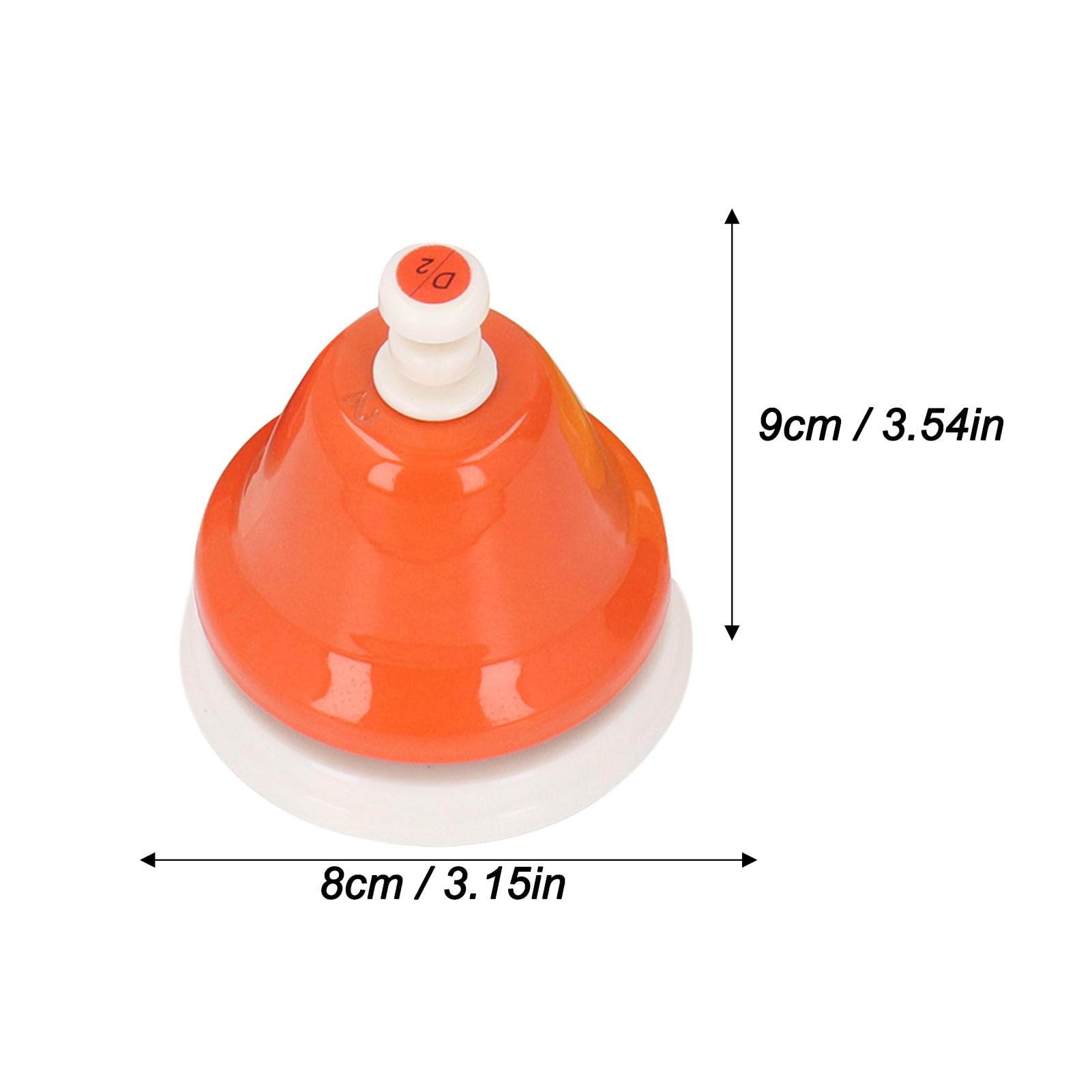 8 Pcs Kids Desk Bells 8 Notes Colorful Bells Set Rainbow Music Bells Metal Bells Percussion Music for Kids - Image 2