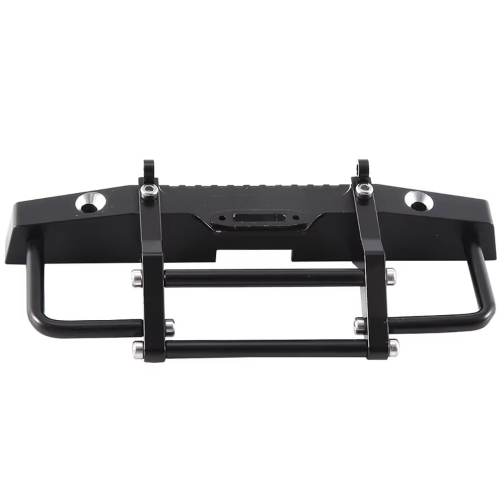 Parti per Auto RC per Traxxas per TRX4M 1/18 RC Crawler Car Upgrade Parts Paraurti Anteriore Metallo con Gancio di Traino