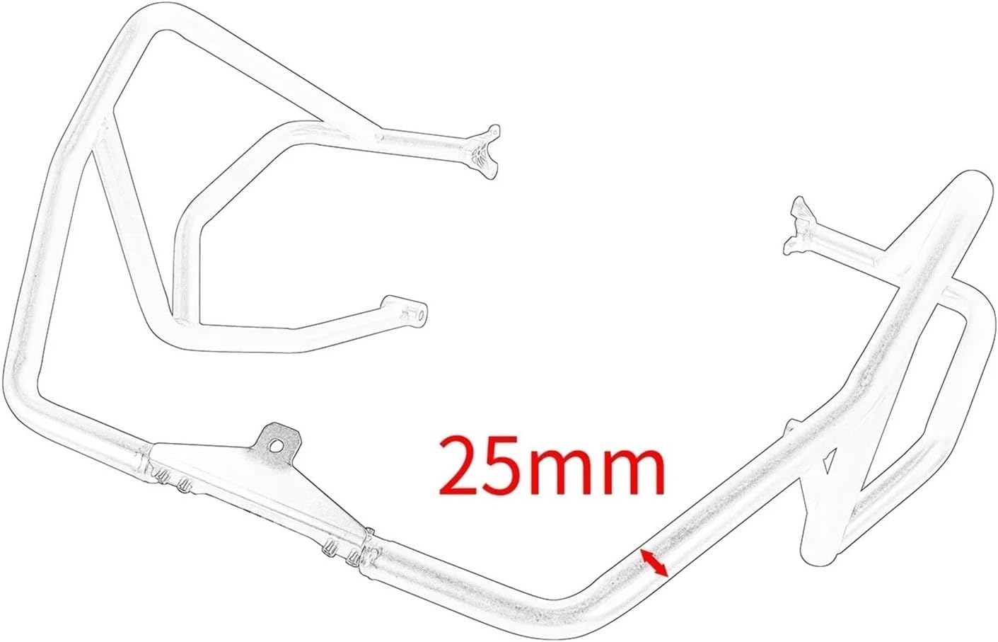 Barre protezione moto Barra di protezione per motocicletta per Benelli TRK702 TRK702X Highway Carsh Bar per paraurti motore TRK 702 702X