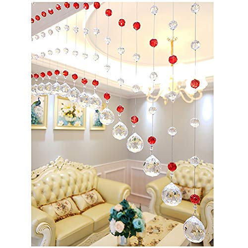 Rideau de perles en verre cristal à 25 brins personnalisables - 3