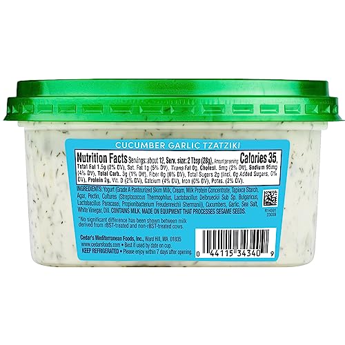 Image of Cedar's Cucumber Garlic Tzatziki 12 oz
