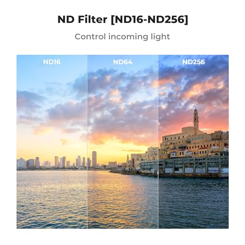 Image of K&F CONCEPT Magnetic 4 Pack CPL ND16 ND64 ND256 Filter Kit | Compatible with DJI OSMO Pocket 4 Pocket 3, Multi-Coated /HD Optical Glass /Gimbal, FD161