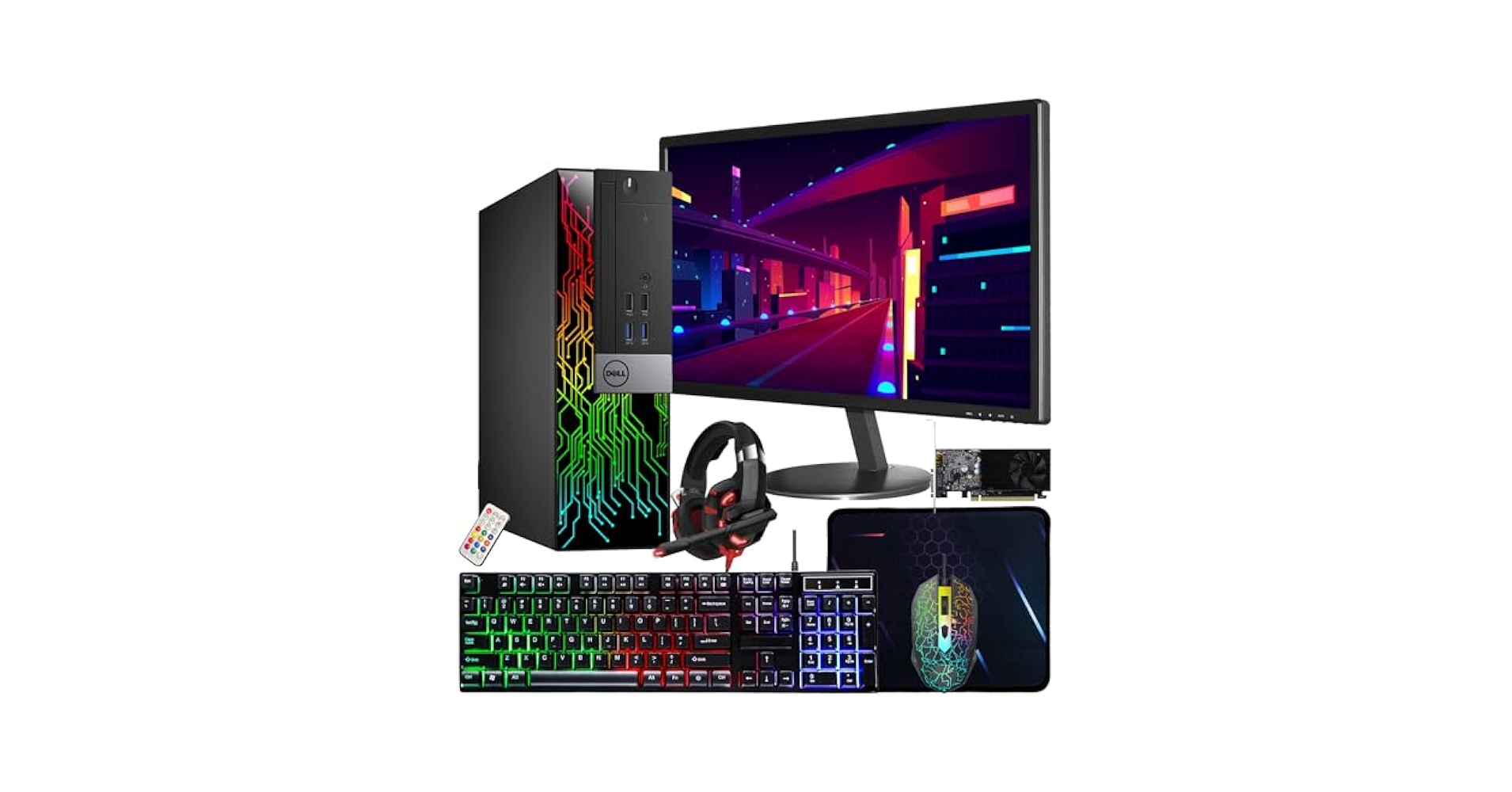 Amazon.com: Dell OptiPlex 5060 SFF RGB Computer PC, Intel
